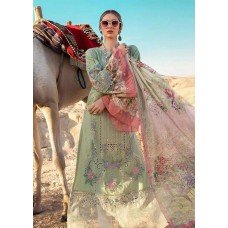 Green Maria B Pakistani Designer Inspired Lawn Suit 