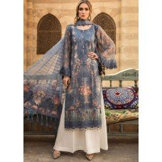 Mosaic Grey Maria B Pakistani Designer Inspired Salwar Kameez