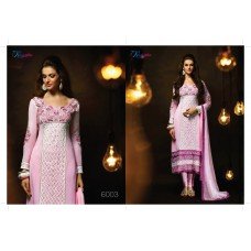 Pink RANGSUTRA PARTY WEAR GEORGETTE CHURIDAR LONG SALWAR SUIT