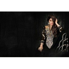 1002 Black Princess Wedding Wear Anarkali Dress