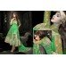 1009 Green Princess Wedding Wear Anarkali Dress