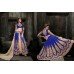 1011 Dark Blue Princess Wedding Wear Anarkali Dress