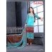 Sea blue OUTSTANDING SAJEELE BY SAINX PARTY WEAR SHALWAR KAMEEZ