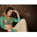 Sea Green and Golden OUTSTANDING KHAWAB WEDDING WEAR SAREE 